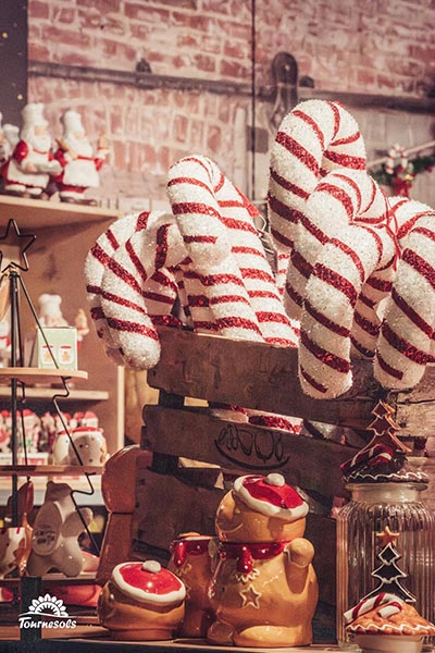 Décos de confisseries et biscuits pour Noël